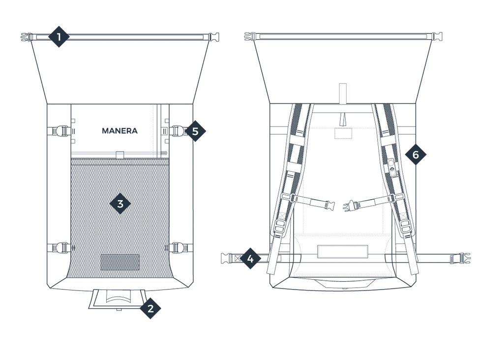 Manera Deflater Bag Flame