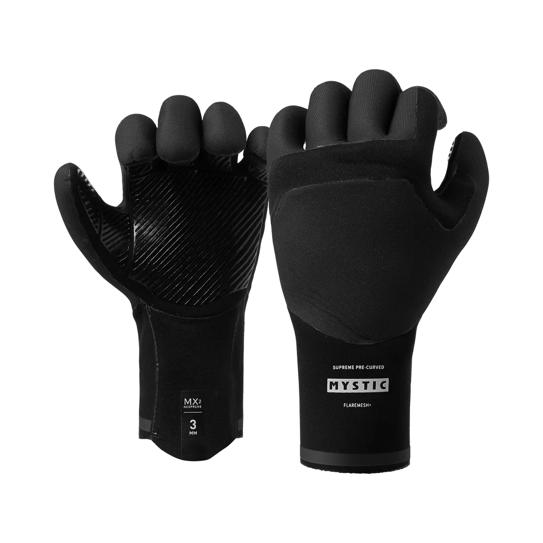 Гидроперчатки Mystic Roam Glove 3mm 5Finger Precurved Black