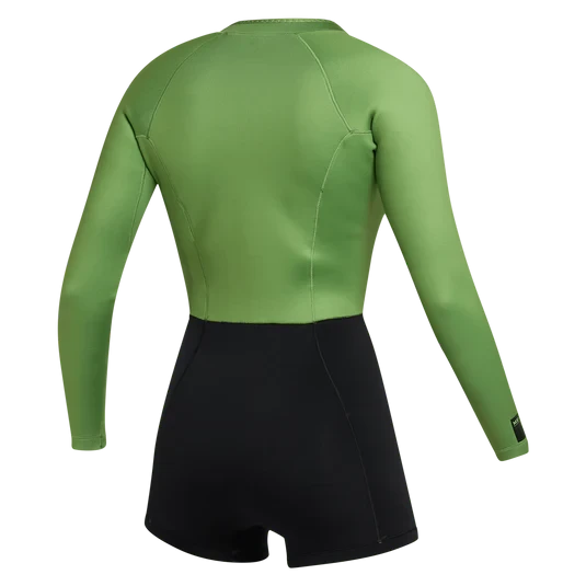 Гидрокостюм Mystic Lunar Longarm Shorty 2/2mm Fzip Soft Green