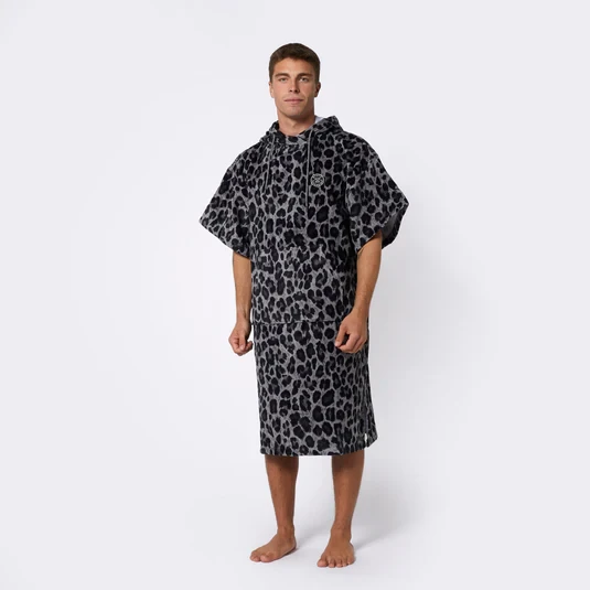 Серфпончо Mystic Poncho Velours AOP Blue / Black