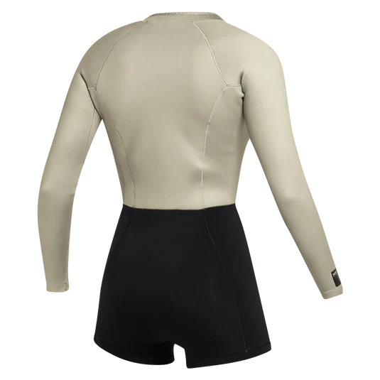 Гидрокостюм Mystic Lunar Longarm Shorty 2/2mm Fzip Dirty White