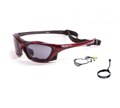 Солнцезащитные очки  Ocean Glasses Lake Garda Red+Smoke 2021