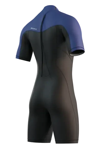 Гидрокостюм Mystic Brand Shorty 3/2mm Bzip Flatlock Black / Blue