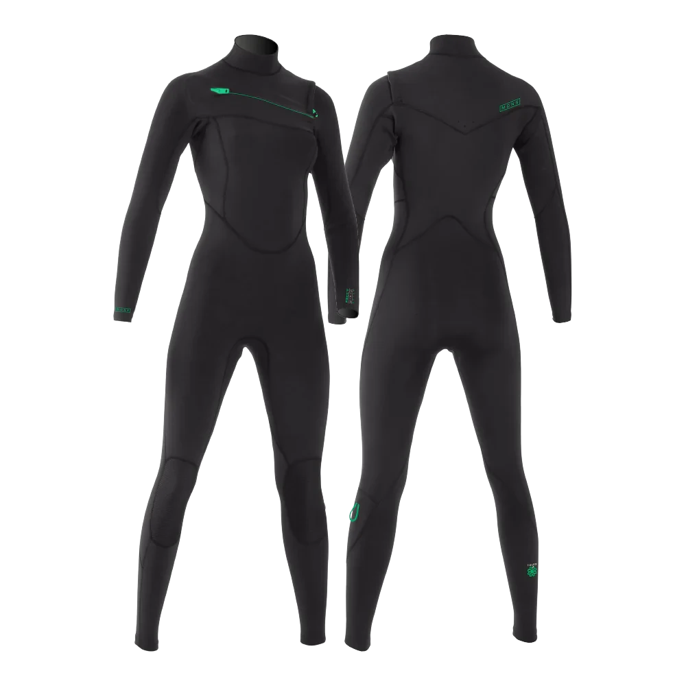 Гидрокостюм MDNS Puur Women Yulex 5/4/3 mm CZ Black/Green 2024