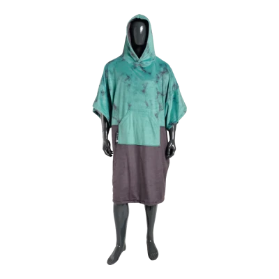 Пончо  MDNS Plush Poncho Adult Uno Teal Marble