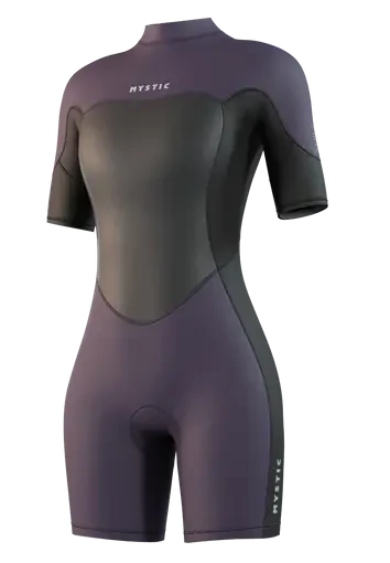 Гидрокостюм Mystic Brand Shorty 3/2mm Bzip Flatlock Women Deep Purple
