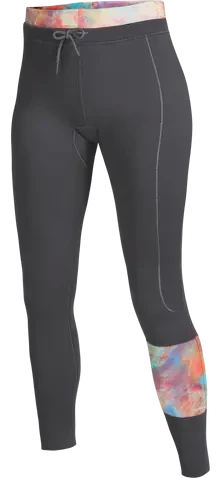 Гидроштаны Mystic Lunar Neo Pants L/S 2/2mm Women Dark Grey