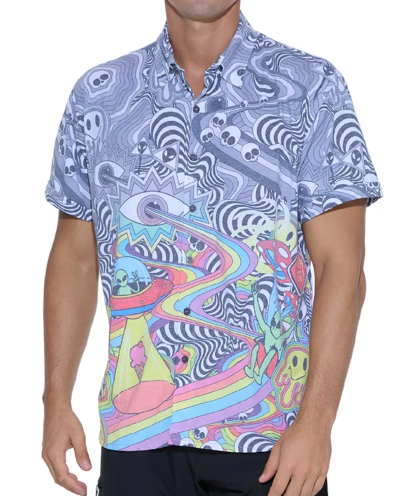 Рубашка 69Slam Jamie S/S Rash Shirt Placement Extraterrestrial