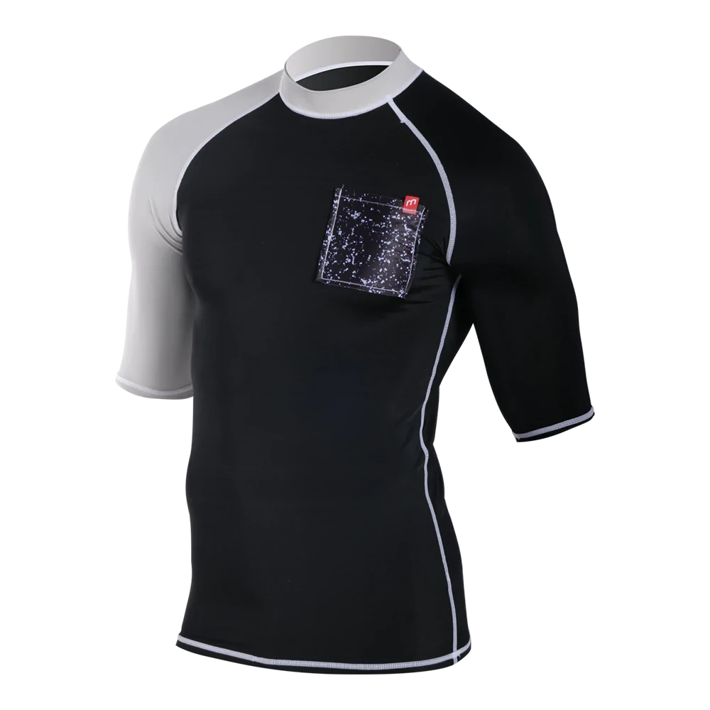 Лайкра для серфинга MDNS Fashion SS Rashvest Black/Grey 2023