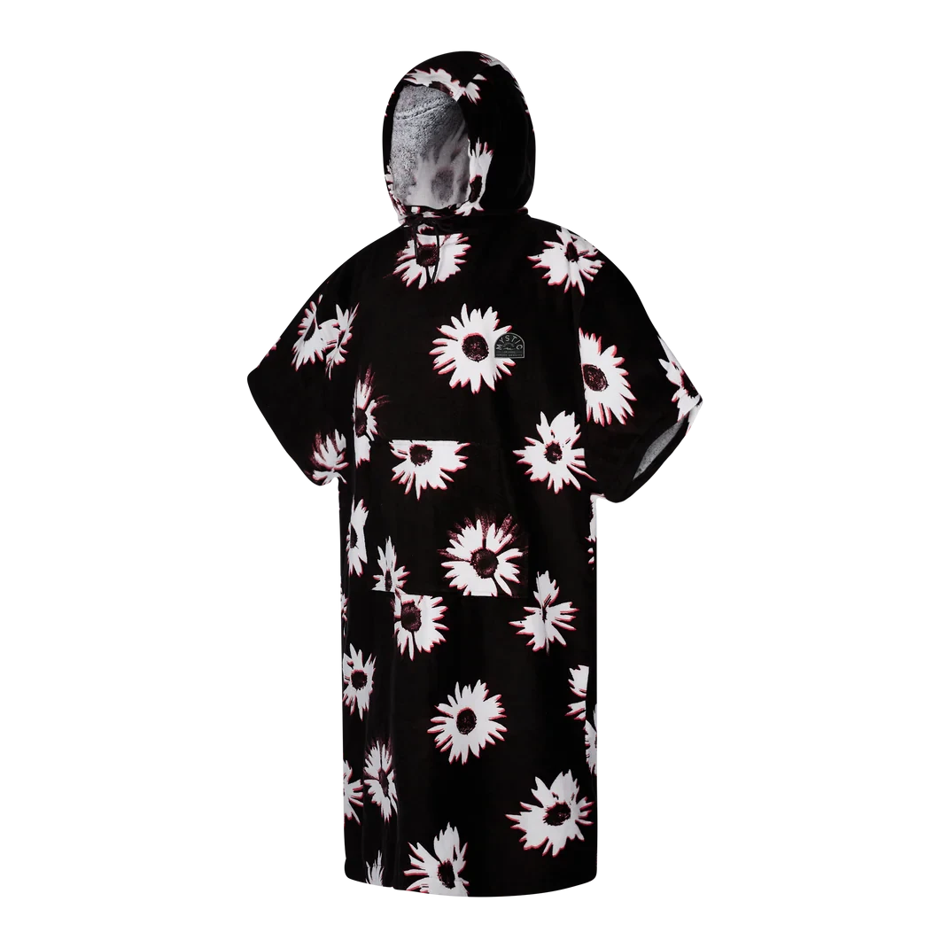 Серфпончо Mystic Poncho Velour Black/White