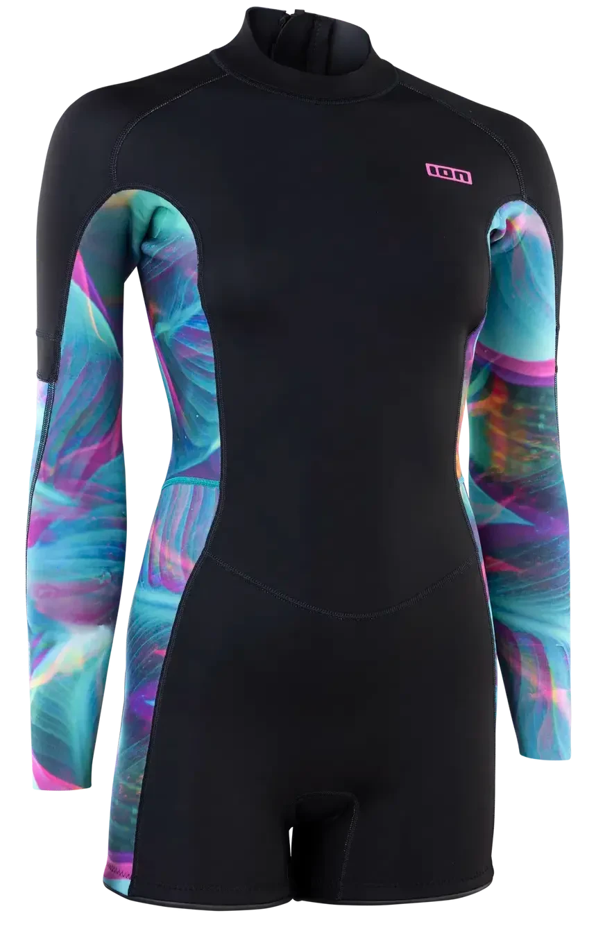 Гидрокостюм Ion Amaze Shorty 2.0 LS BZ tropical-palm-glitch