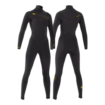 Гидрокостюм  MDNS Puur Women Yulex 3/2 mm CZ Black/Yellow 2024 M