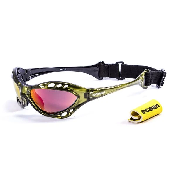 Солнцезащитные очки  Ocean Glasses Cumbuco Green+Red Revo 2021