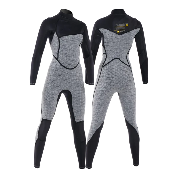 Гидрокостюм MDNS Puur Women Yulex 3/2 mm CZ Black/Yellow 2024