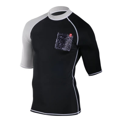 Лайкра для серфинга  MDNS Fashion SS Rashvest Black/Grey 2023 M