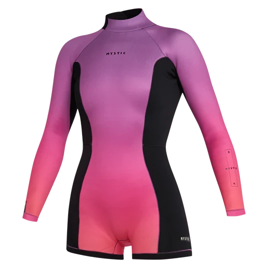 Гидрокостюм Mystic Lunar BK Longarm Shorty 2/2mm Bzip Coral