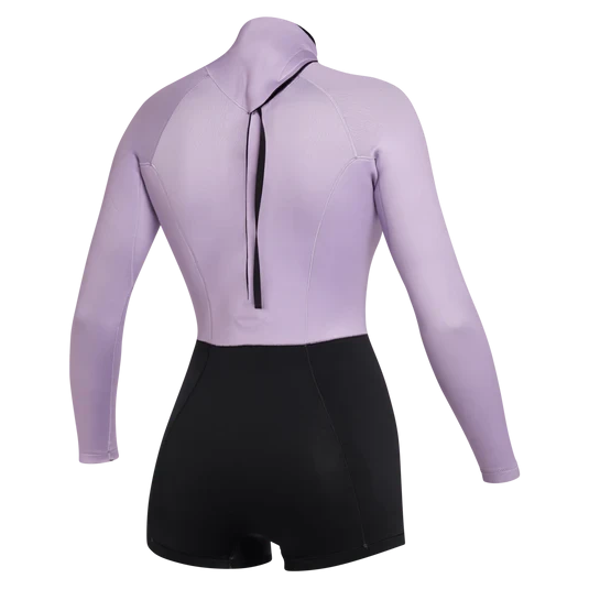 Гидрокостюм Mystic Lunar Longarm Shorty 2/2mm Bzip Pink/Purple