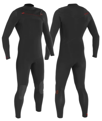Гидрокостюм мужской MDNS Puur Men Yulex Eco 4/3 mm CZ Black/Red M