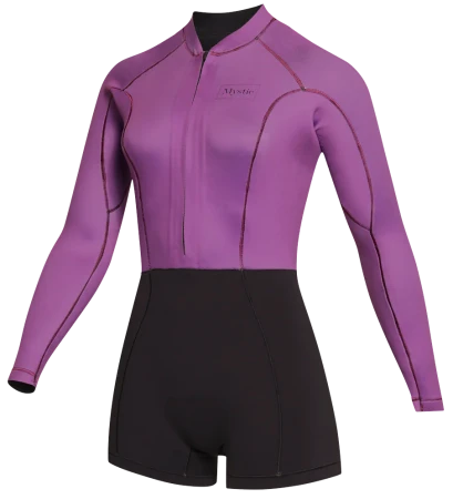 Гидрокостюм Mystic Lunar Longarm Shorty 2/2mm Fzip Women Sunset Purple