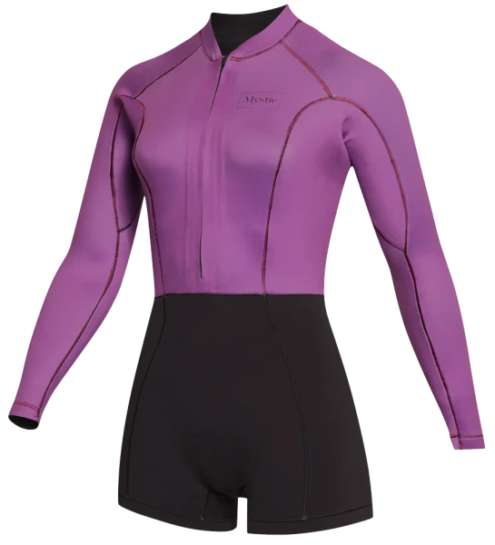 Гидрокостюм Mystic Lunar Longarm Shorty 2/2mm Fzip Women Sunset Purple