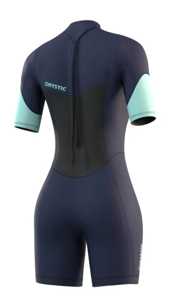 Гидрокостюм Mystic Brand Shorty 3/2mm Bzip Flatlock Women Night Blue