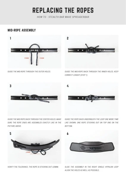 Комплект веревок Mystic Stealth Surf