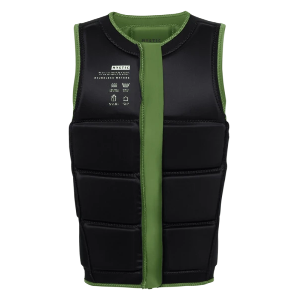 Спасжилет для вейкборда Mystic Star Impact Vest Fzip Wake Soft Green