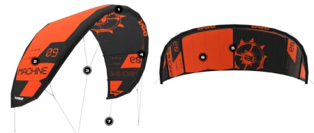 Гибридный кайт Slingshot Machine V1 2022