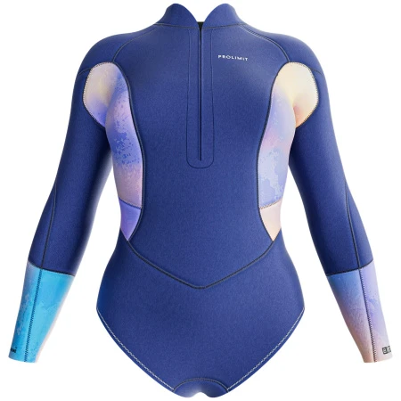 Гидрокостюм Prolimit Fire Sunset Shorty Front V-Zip 2/2 FL Blue/Peach
