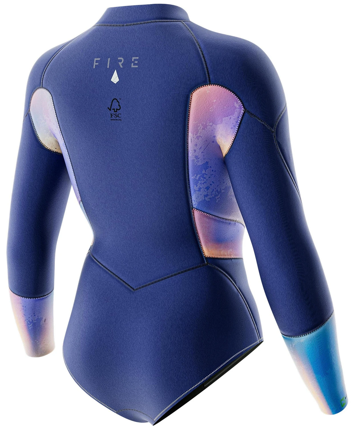 Гидрокостюм Prolimit Fire Sunset Shorty Front V-Zip 2/2 FL Blue/Peach