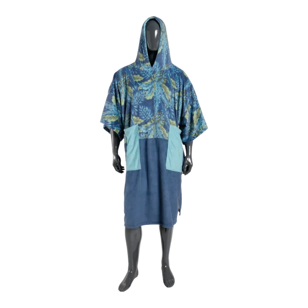 Пончо MDNS Plush Poncho Adult Duo Blue Leaf