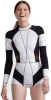 Гидрокостюм Cynthia Rowley Buckle Detail Wetsuit Black White 2016