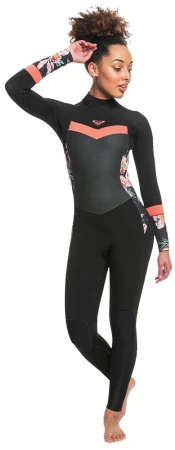 Гидрокостюм Гидрокостюм Roxy Syncro 3x2mm GBS BZ Black Bright Coral