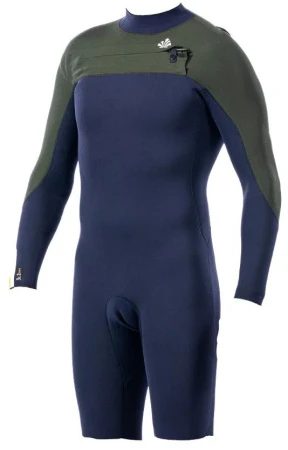 Гидрокостюм Saint Jacques Clovis 2mm CZ Shorty LS Blue/Khaki 2022