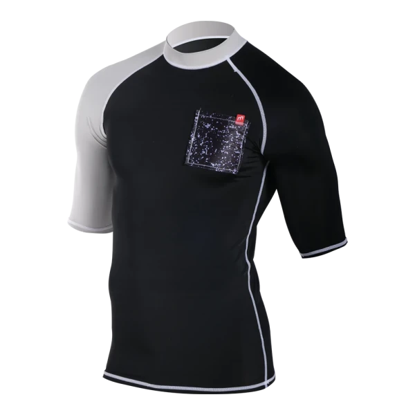 Лайкра для серфинга MDNS Fashion SS Rashvest Black/Grey 2023