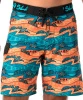 Бордшорты для серфинга 69Slam Manu Long Boardshort Ocean Lines 2022