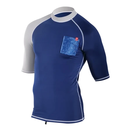 Лайкра для серфинга MDNS Fashion SS Rashvest Navy/Grey 2023