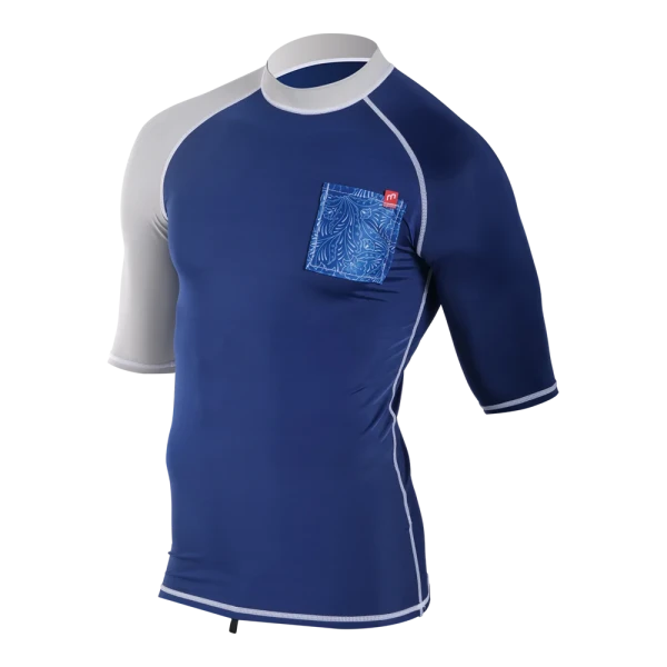 Лайкра для серфинга MDNS Fashion SS Rashvest Navy/Grey 2023