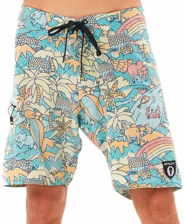 Бордшорты для серфинга 69Slam Liam Boardshort Mozaik Field 2022