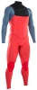 Гидрокостюм Гидрокостюм Ion Seek Core Semidry 5/4 FZ DL Red Steel Blue Black
