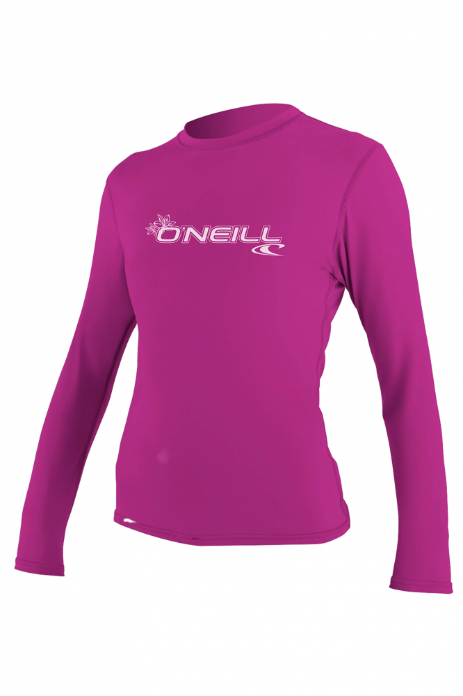 O'Neill WMN Basic Skins L/S Sun Shirt Fox Pink 2021