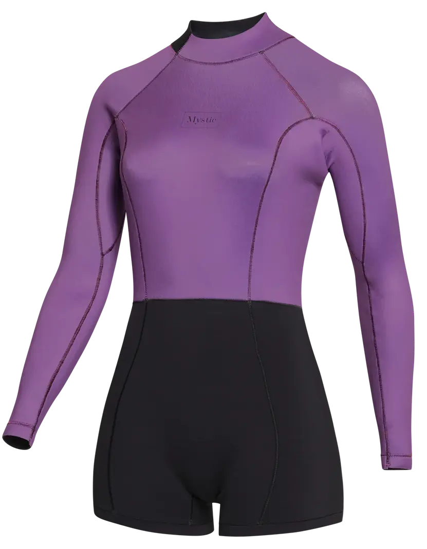 Гидрокостюм Mystic Lunar Longarm Shorty 2/2mm Fzip Women Sunset Purple