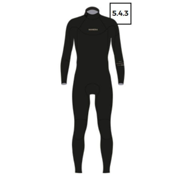 Гидрокостюм Manera Classic BZ 5/4/3 mm Black 