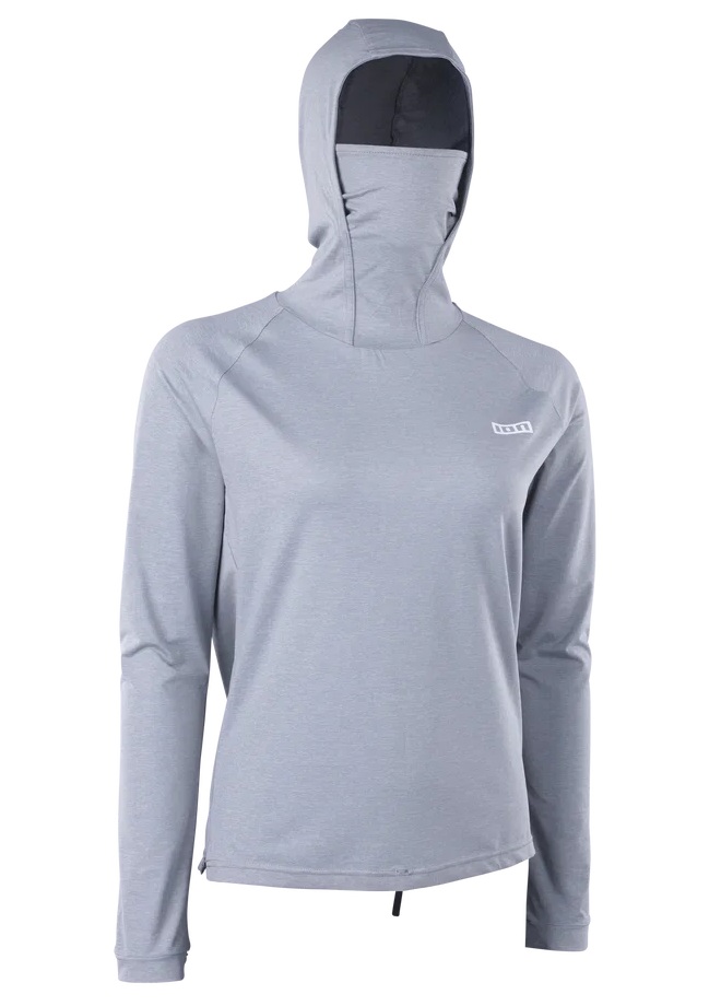 Лакра с капюшоном Ion Wetshirt Storm Pro LS Women Grey-Melange
