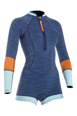 Гидрокостюм  MDNS Priim Naiad Shorty 2/2mm FZ Heather Iodine/Orange S