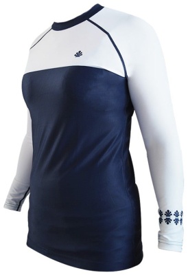 Лайкра для серфинга Saint Jacques Women LS White/Blue 2023