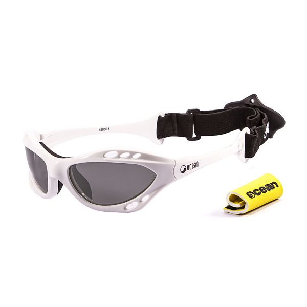 Солнцезащитные очки  Ocean Glasses Cumbuco Shiny White+Smoke 2021