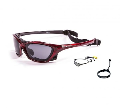 Солнцезащитные очки  Ocean Glasses Lake Garda Red Smoke 2021 - UNI