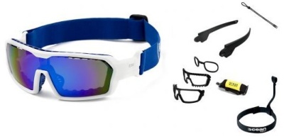 Солнцезащитные очки  Ocean Glasses Chameleon Matte White+Blue Revo 2021