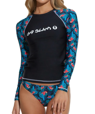 Лайкра для серфинга 69Slam Ava L/S Rash Vest Tropical 2023 XS